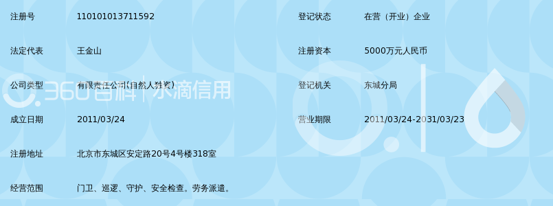 北京京诚京安保安服务有限公司_360百科