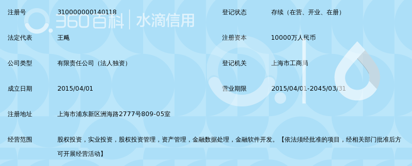 上海威丰股权投资基金有限公司