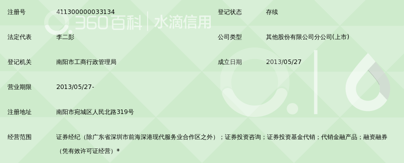 方正证券股份有限公司南阳人民路证券营业部_