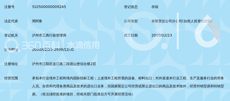 四川亚泰建设有限公司国际合作分公司_360百