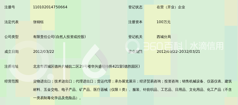 北京华腾明轩国际贸易有限公司_360百科