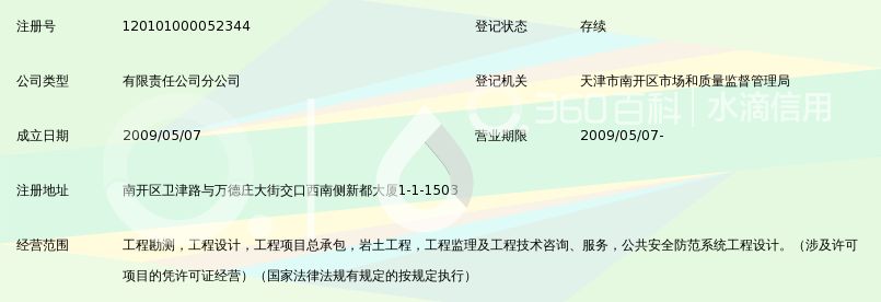 中铁上海设计院集团有限公司天津分院