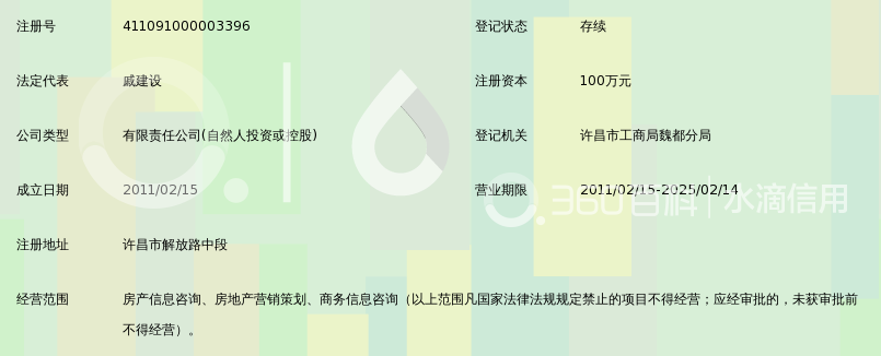 许昌中联房地产中介有限公司