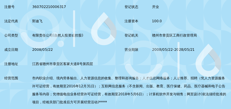 赣州久易人力资源发展有限公司