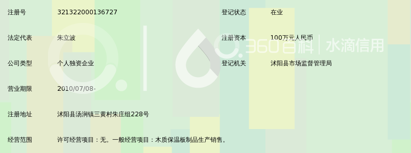 沭阳县汤涧镇立波保温材料制品厂
