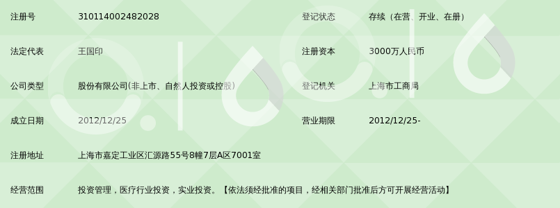 超微(上海)骨科医院管理股份有限公司