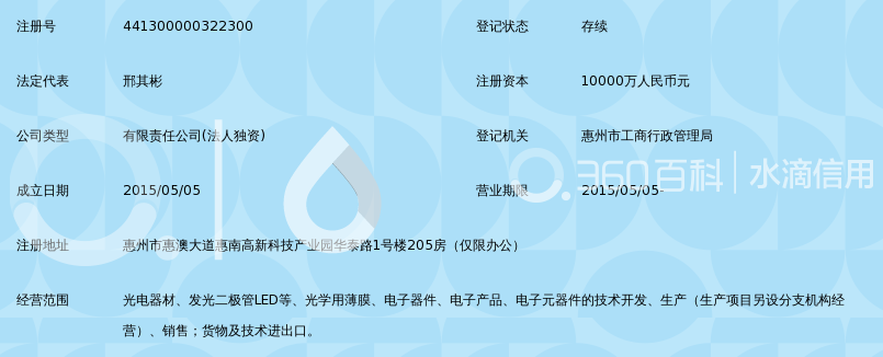 惠州市聚飞光电有限公司_360百科