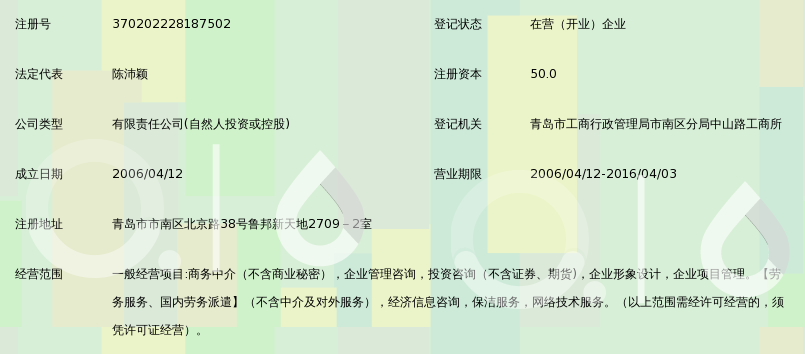 青岛超越前程企业管理咨询有限公司