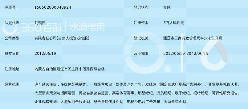 通辽市益东文化传媒有限公司