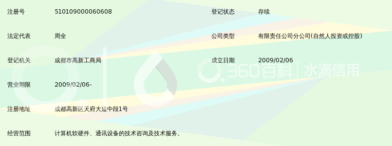 上海天玑科技股份有限公司成都分公司_360百
