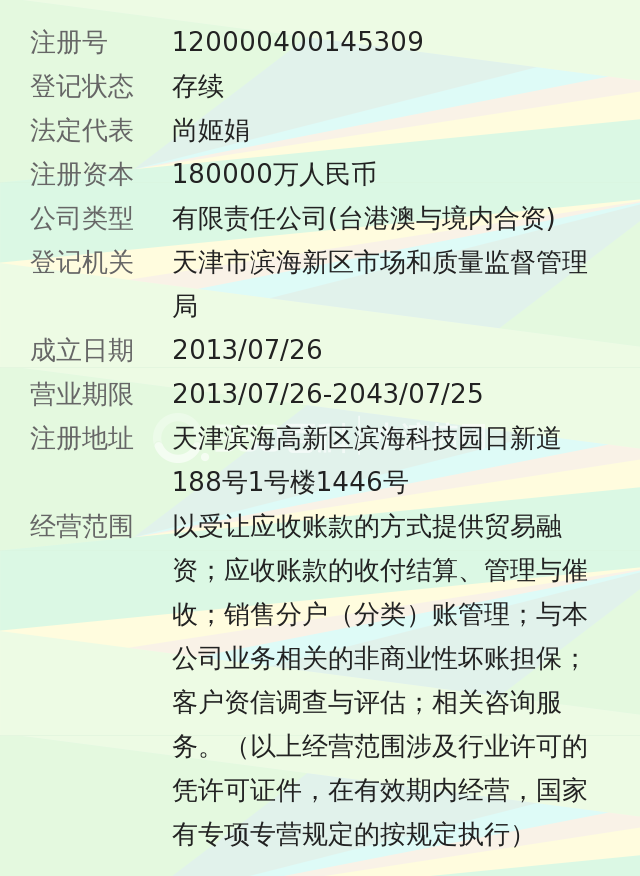 苏宁商业保理有限公司