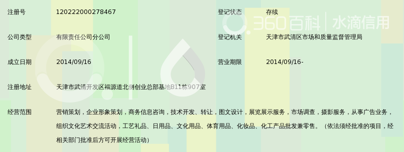 北京华谊信邦整合营销顾问有限公司天津分公司