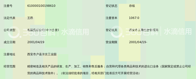 西安秦鼎精铸制造有限公司