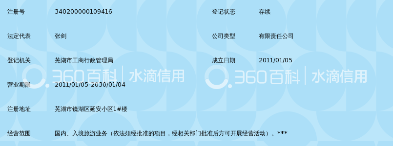 安徽新中青旅行社有限责任公司_360百科