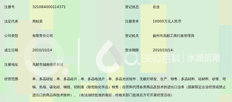 江苏金晖光伏有限公司_360百科