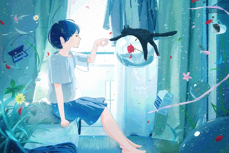 女孩与猫咪毕业哪个更招人爱生物与少女特辑平凉市2015比比初中年猫咪图片