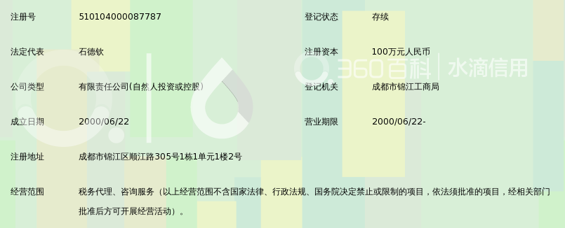 四川中税网税务师事务所有限公司_360百科