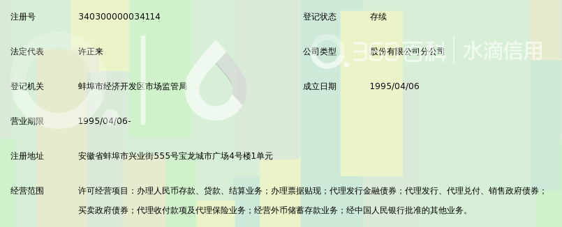 交通银行股份有限公司蚌埠宝龙支行_360百科