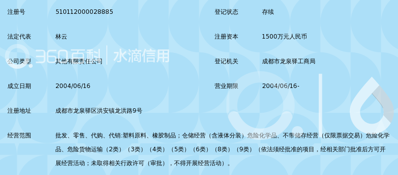 成都西部呈祥化工物流有限责任公司_360百科