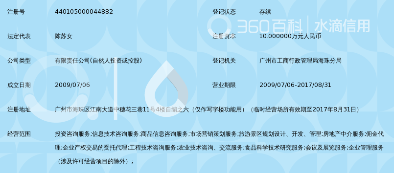 广州贝丘标准投资咨询有限公司_360百科