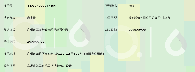 深圳市亚泰国际建设股份有限公司广州分公司